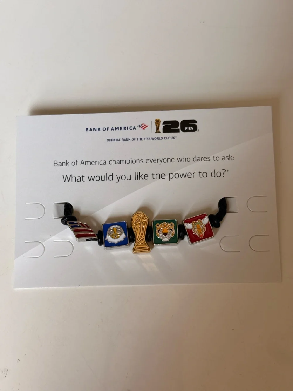 FIFA World Cup Multi-Color Charm Bracelet by Bank of America